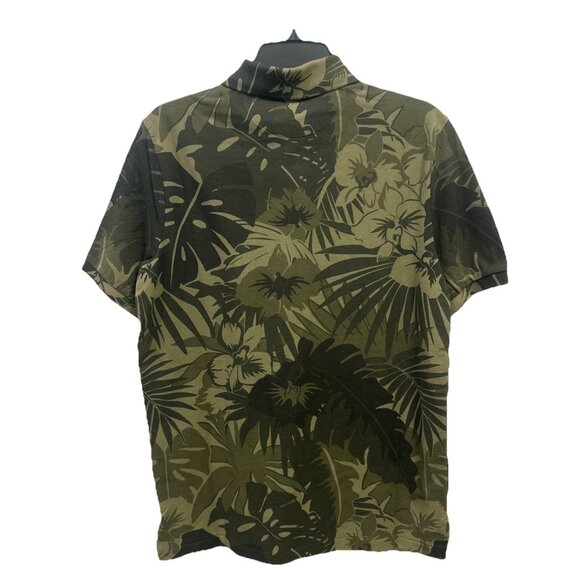 Polo Ralph Lauren Men's Small Classic Fit Palm-Camo Mesh Short Sleeve Polo Shirt - Picture 5 of 10
